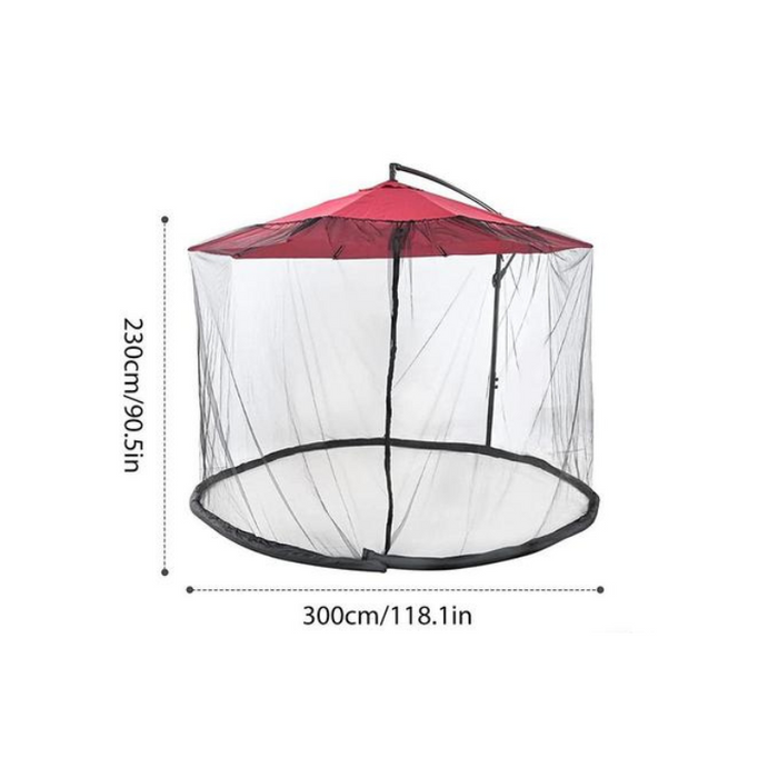 NetGuard - Patio Umbrella Mosquito Net for Gardens